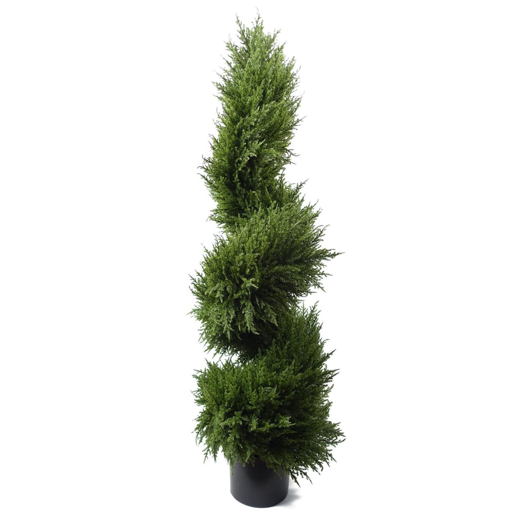 120cm Premium Artificial Spiral Cypress Topiary Tree - Premium Quality
