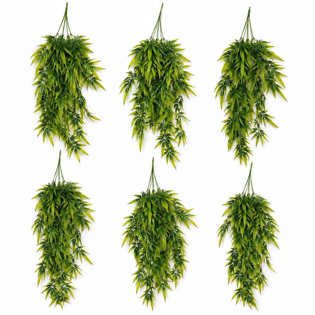70cm Artificial Trailing Fern Botanik Plant Hanging Faux Greenery - Premium Quality