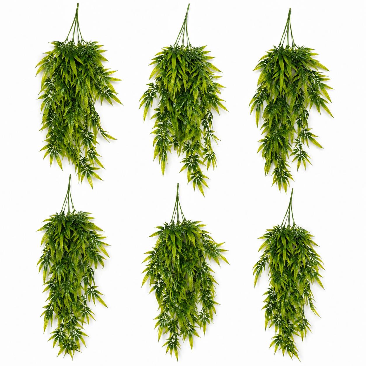 70cm Artificial Trailing Fern Botanik Plant Hanging Faux Greenery - Premium Quality