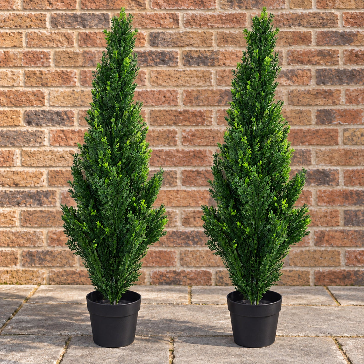 90cm Artificial Cedar Cypress Topiary UV Resistant