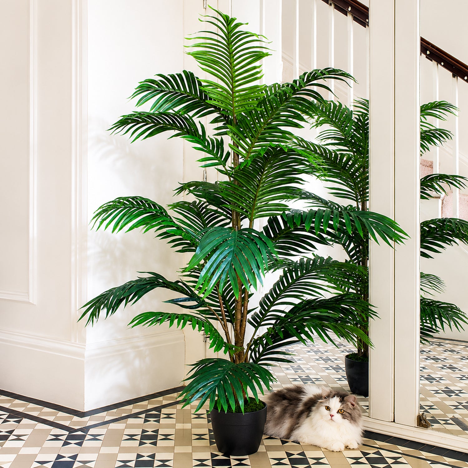 140cm Large Bushy Artificial Palm Tree