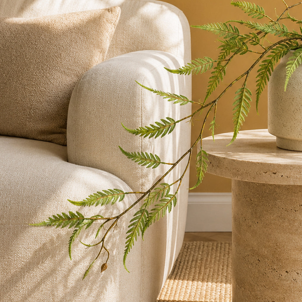 125cm Artificial Trailing Hanging Fern Foliage Plant Realistic