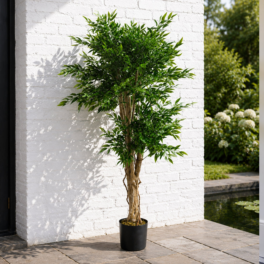 140cm Artificial UV Resistant Ruscus Tree- 2716 leaves