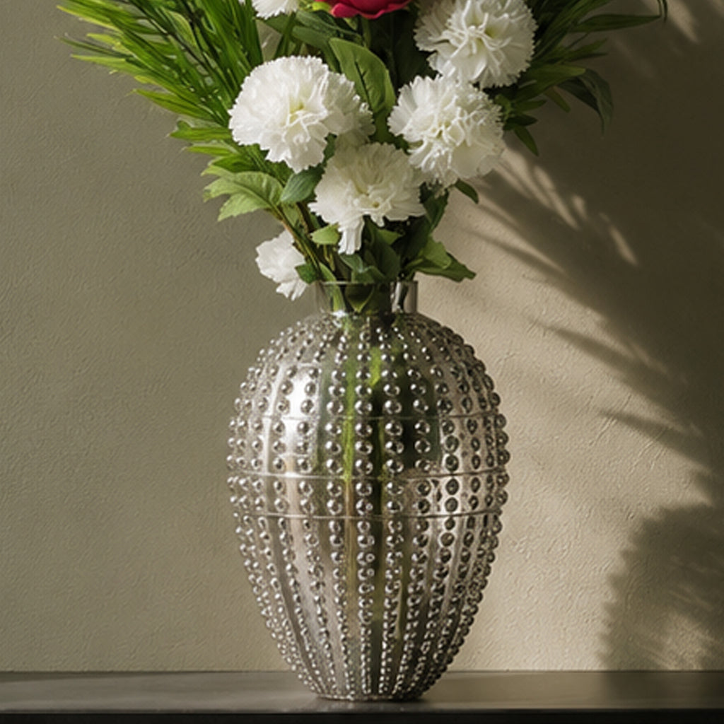 35cm Smoke Grey Bubble Vase