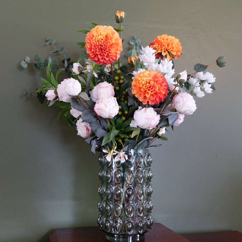 30cm Green Retro Bubble Vase