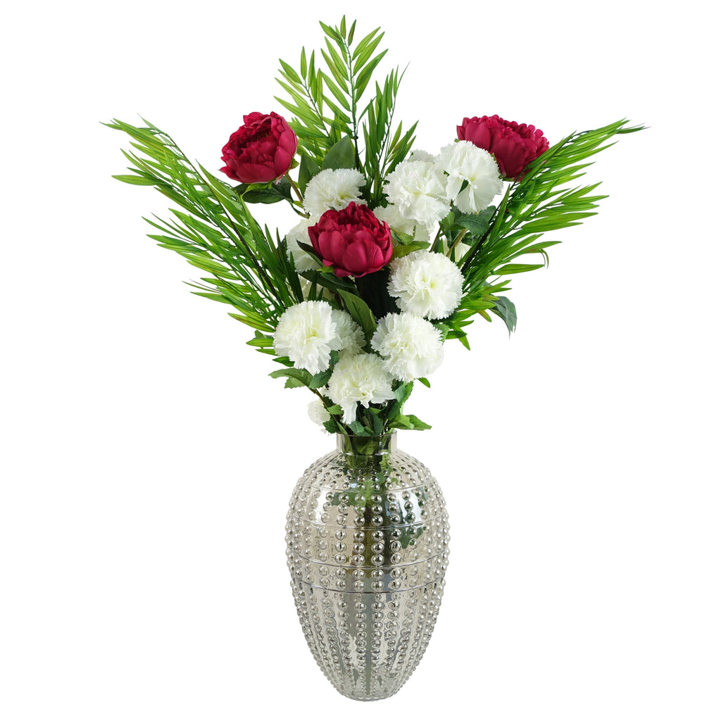 35cm Smoke Grey Bubble Vase