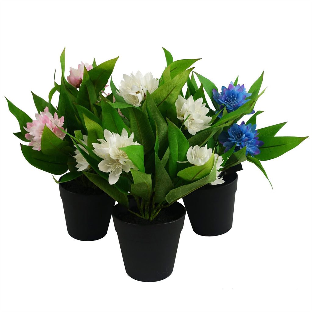 18cm Artificial Freesia Plant Light Pink Flowering - Premium Quality