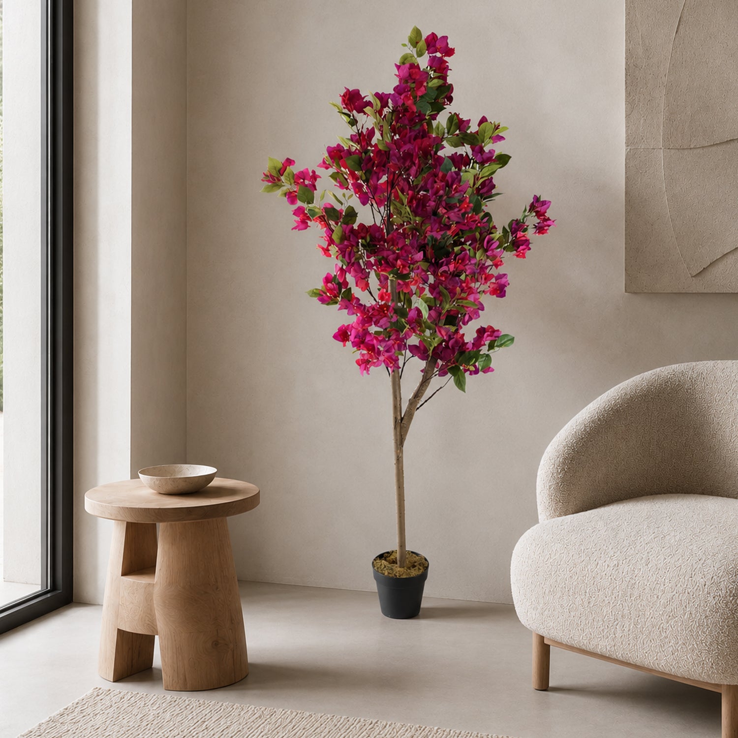 150cm Artificial Pink Bougainvillea Tree