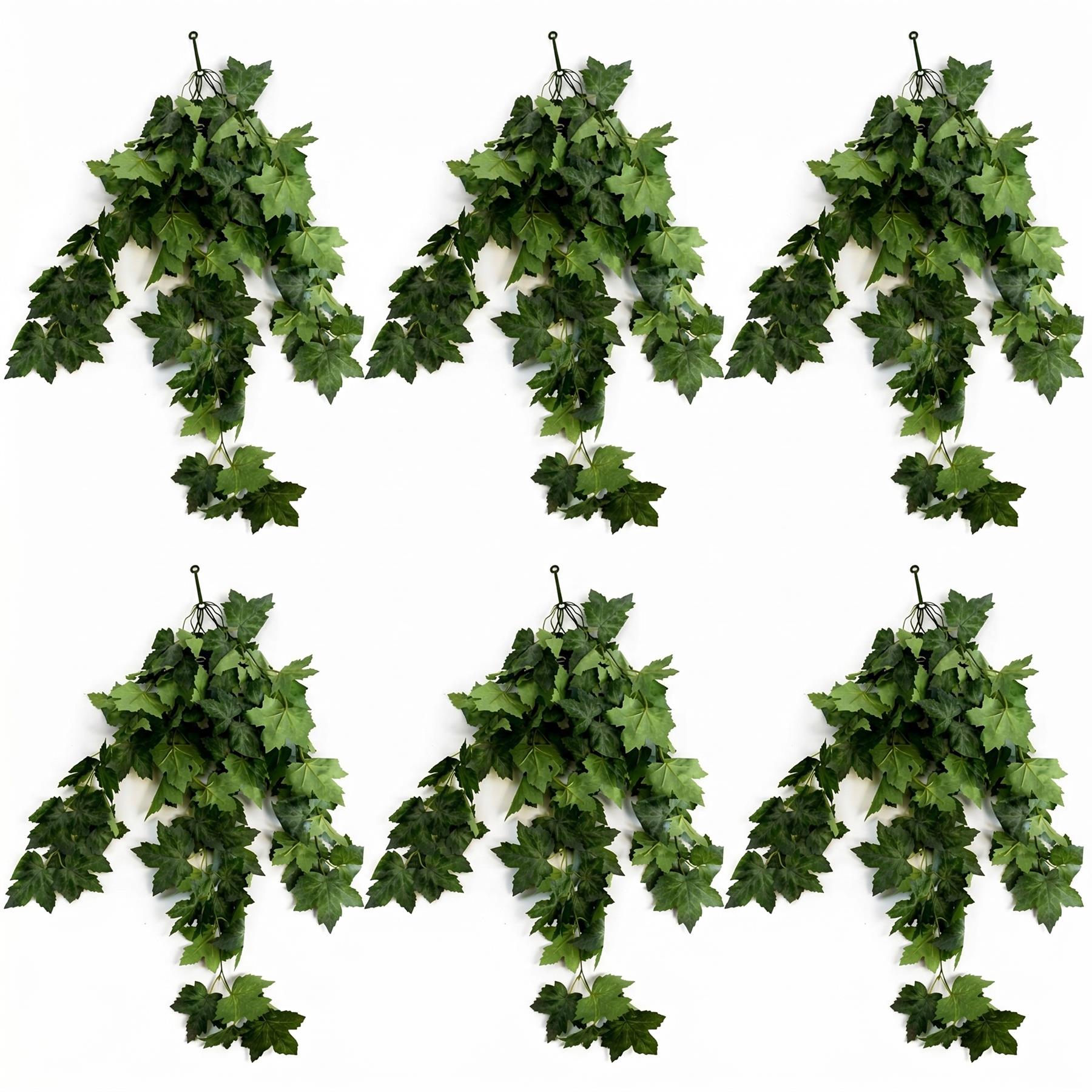70cm Artificial Trailing Grape Ivy Plant Faux Hanging Foliage - Green - Premium Quality