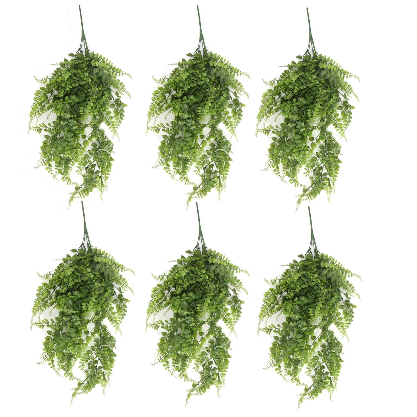 Hanging UV and Fire Resistant Artificial Green Pothos Plant 85cm - Premium Quality