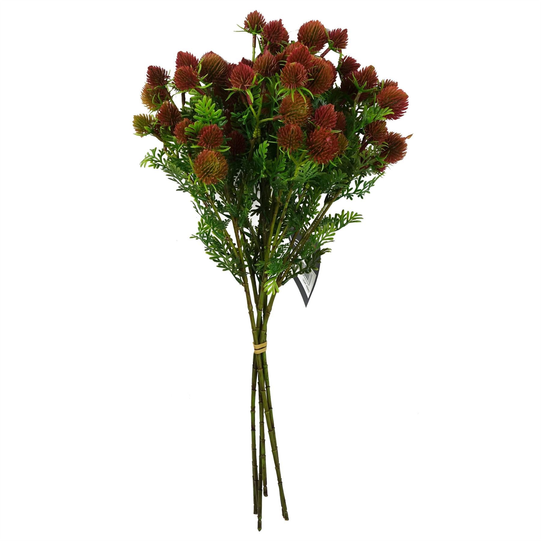Pack of 6 x 55cm Craspedia Stem Red Artificial - Premium Quality