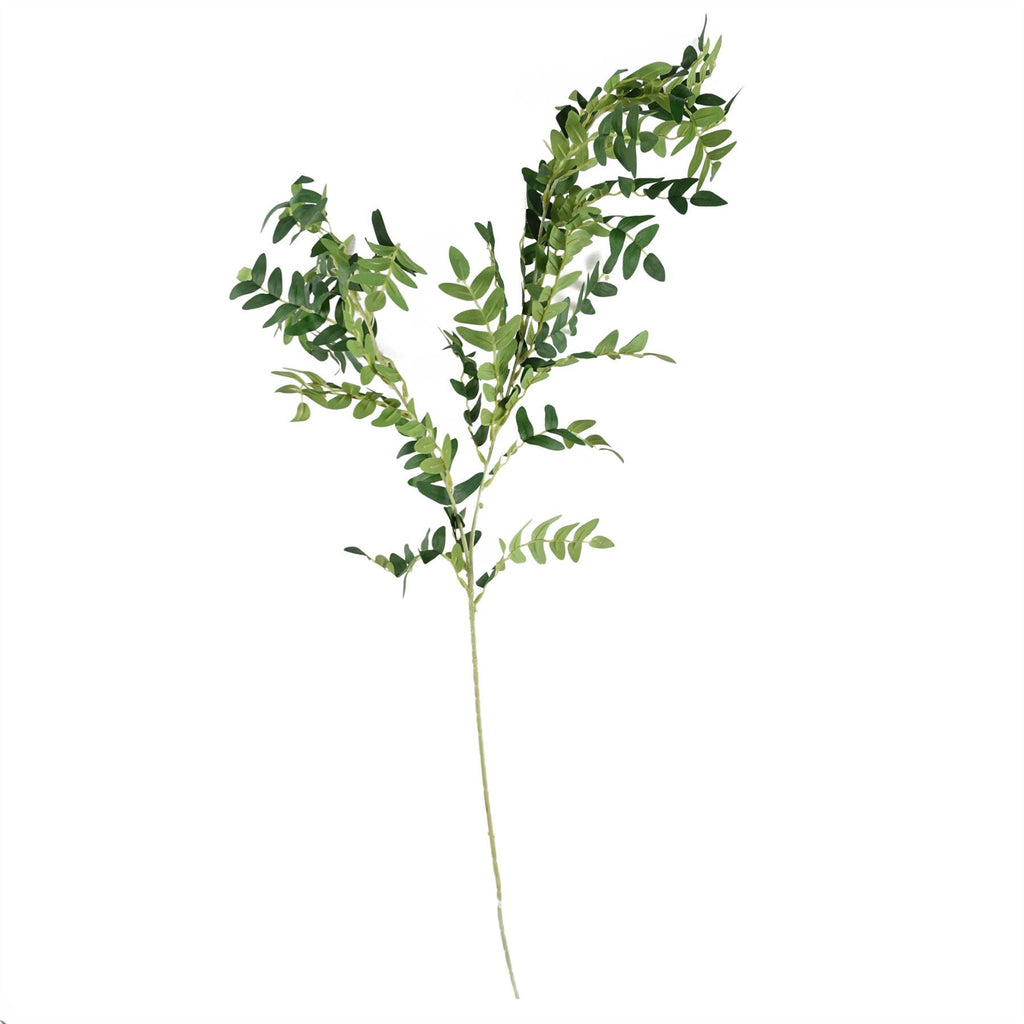 75cm Artificial White Starflower Display Ombre Glass Vase - Premium Quality