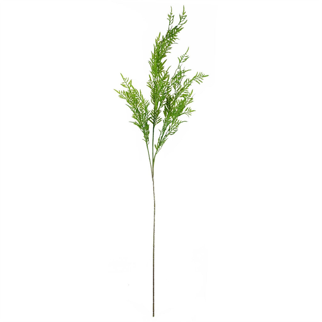 90cm Artificial Purple Chrysanthemum and Ferns Glass Vase - Premium Quality