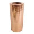 Botanik Metal Vase Large 15 x 30cm High Hammered Antique Copper Colour - Premium Quality
