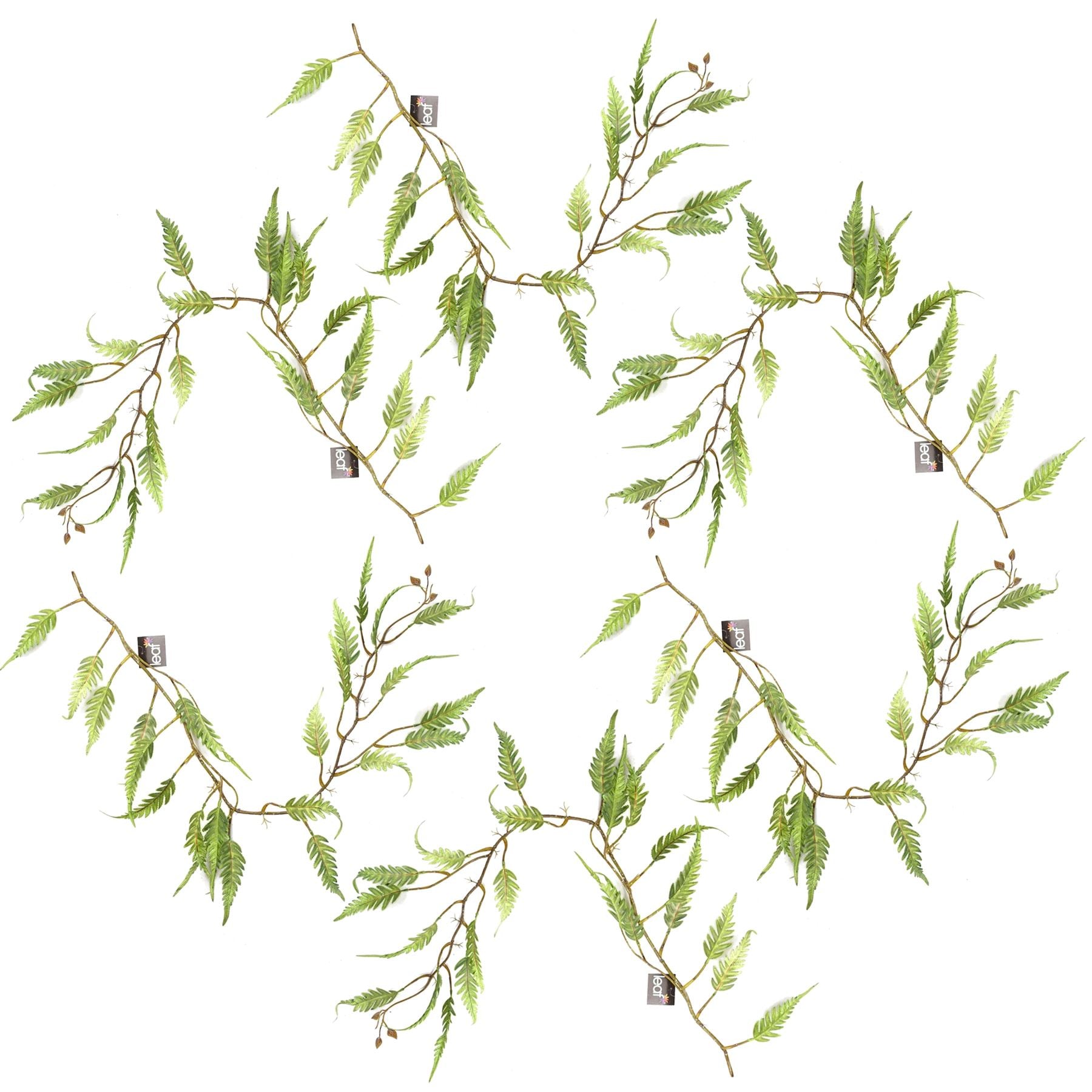 125cm Artificial Trailing Hanging Fern Foliage Plant Realistic