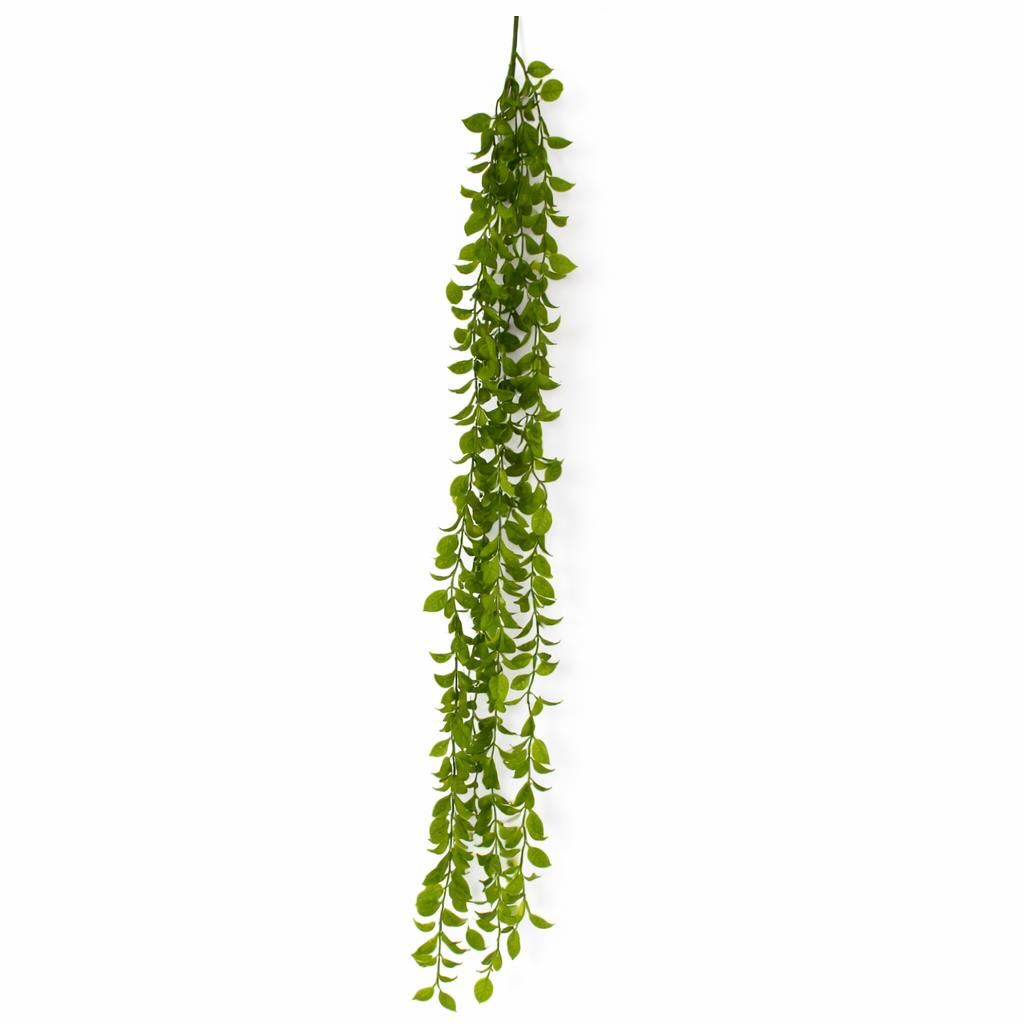 90cm Artificial Trailing Green Botanik Hanging Plant Faux Foliage Garland - Premium Quality