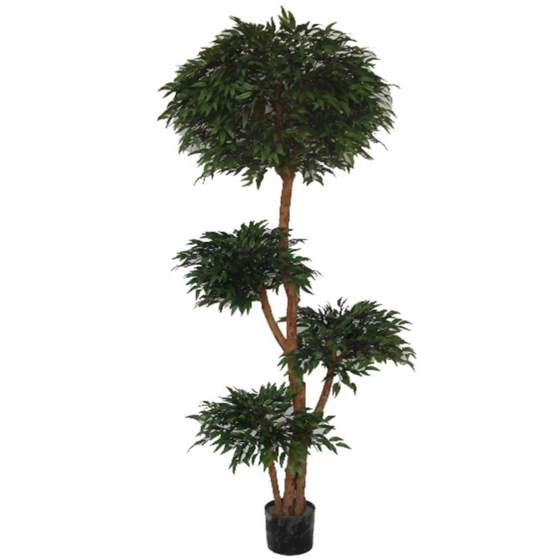 180cm Artificial Fire Retardant Ruscus Tree With 4173 Leaves - Premium Quality