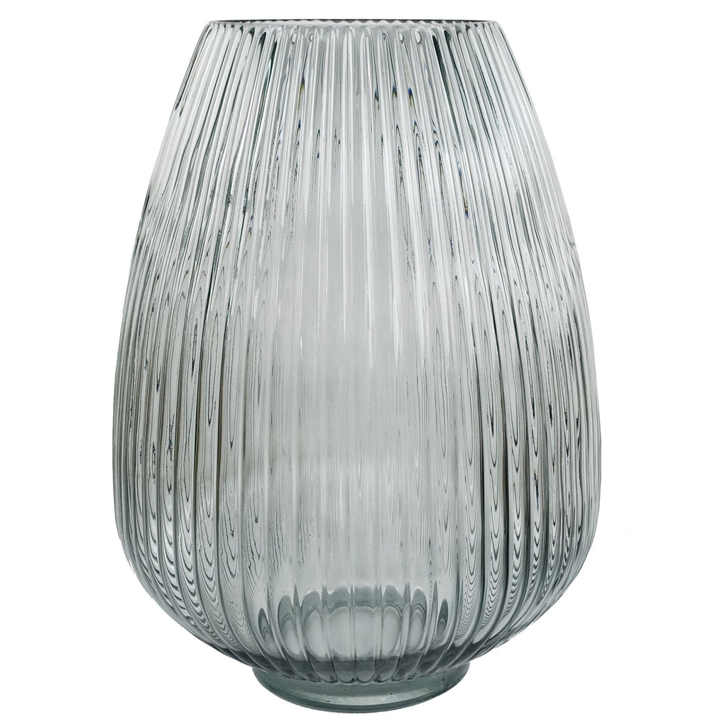 60cm Artificial Chrysanthemum and Orchid Display Glass Vase - Premium Quality