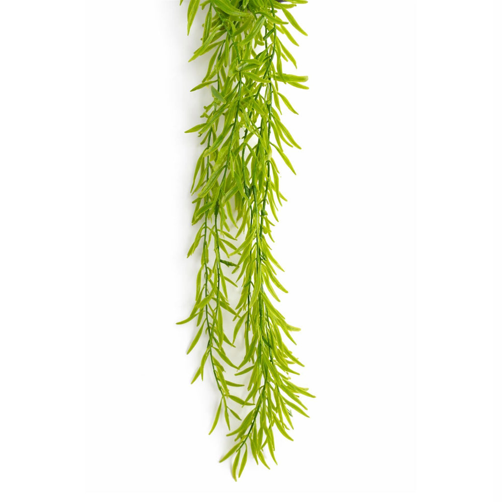 100cm Artificial Trailing Rhipsalis Style Hanging Plant - Light Green Tips - Premium Quality