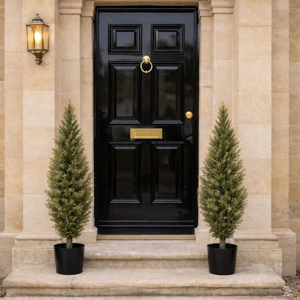 120cm Artificial Natural Look Cedar Cypress Tree - Premium Quality