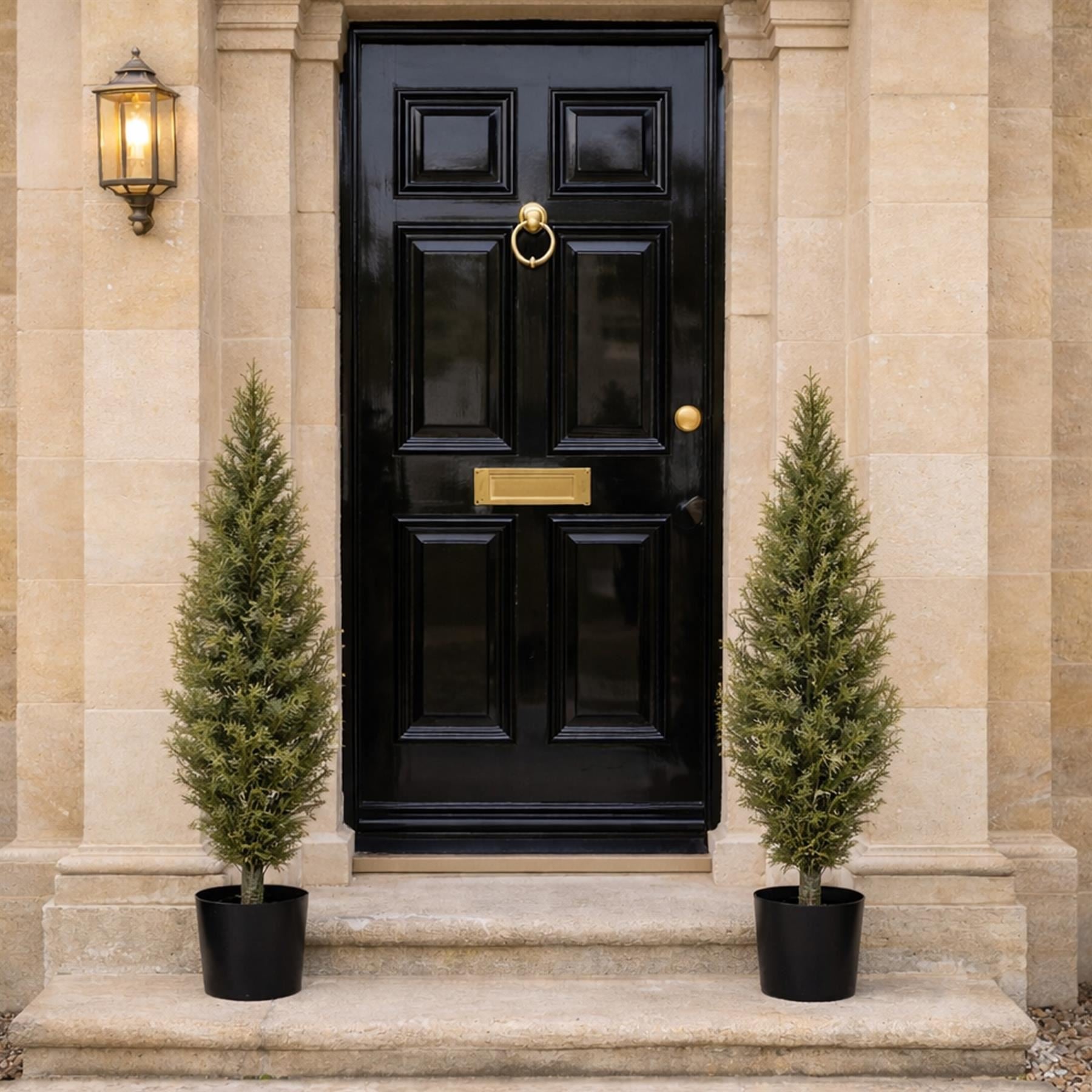 120cm Artificial Natural Look Cedar Cypress Tree - Premium Quality