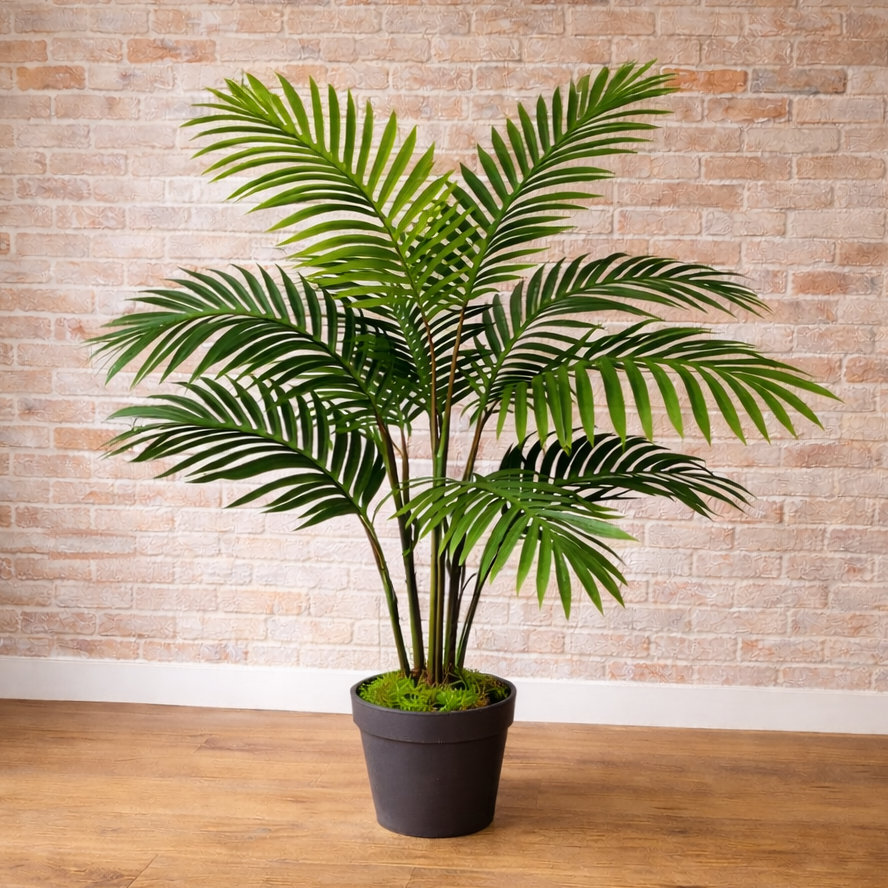 90cm Leaf Design UK Large Realistic Artificial Palm Tree