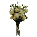 6 x 60cm Cream Rose Artificial Flower Sprays - 24 Flowers 18 Buds - Premium Quality