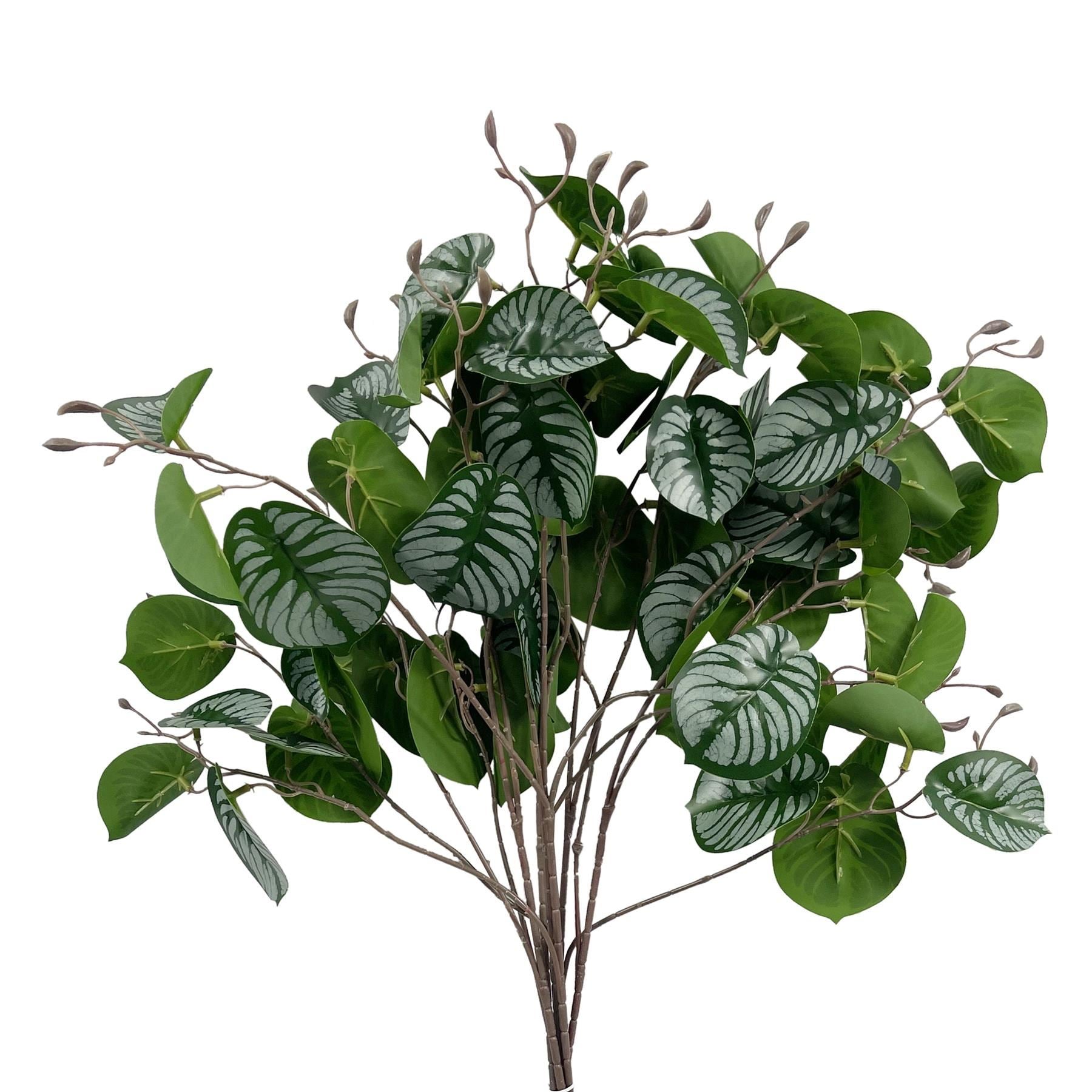 Pack of 6 x 70cm Artificial Zebra Foliage - Premium Quality