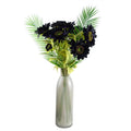 100cm Purple Artificial Sunflower Arrangement Glass Vase - Premium Quality