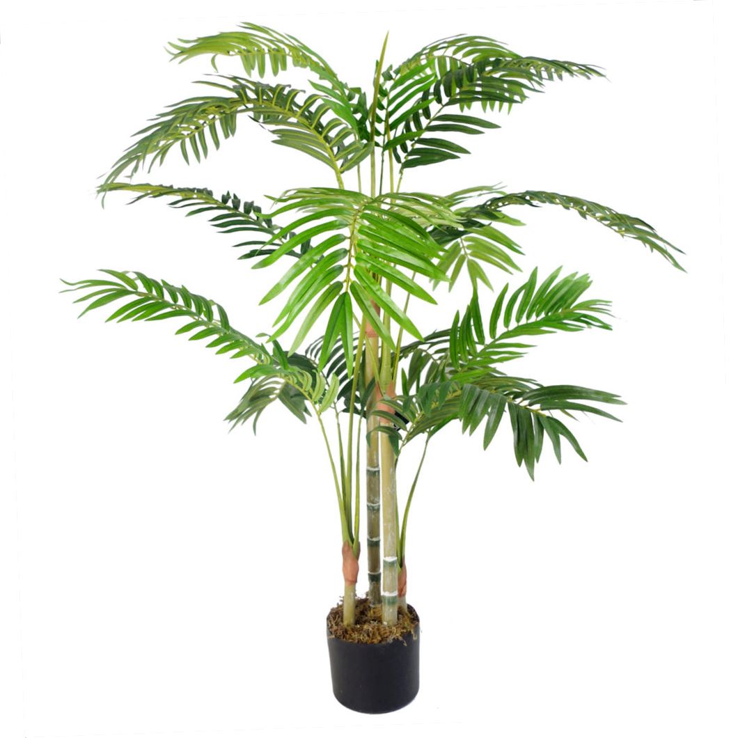 120cm (4ft) Realistic Artificial Areca Palm Tree with Pot