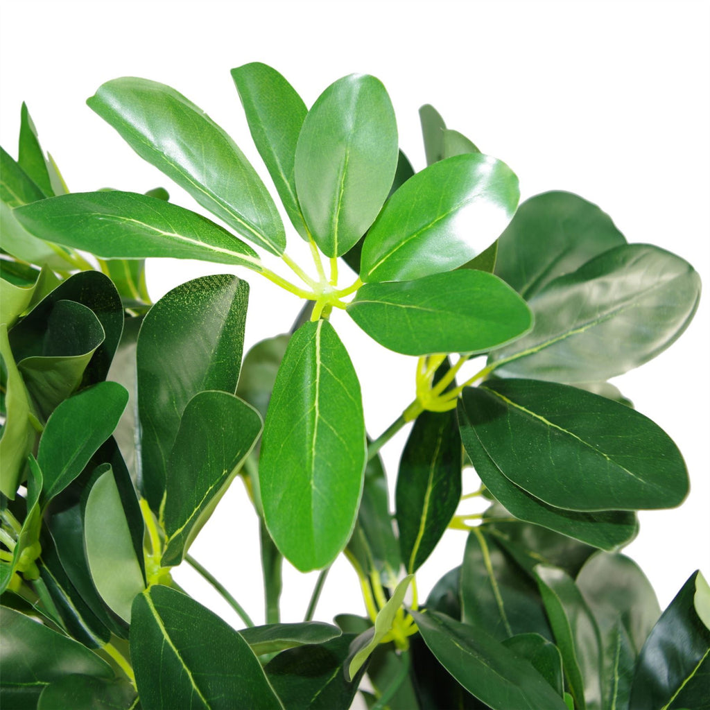 95cm Umbrella Tree Dark Green Artificial Ficus Plant (image 2 of 5)