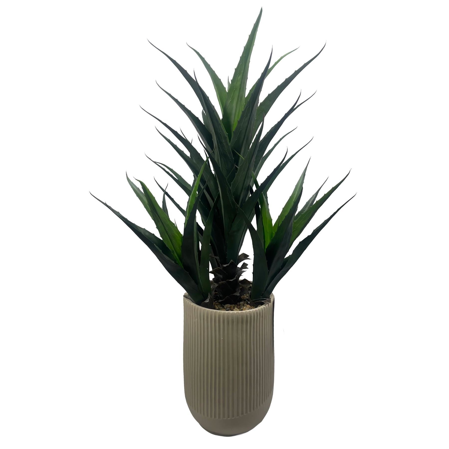 110cm Artificial Agave Tropical Display in Pot Artificial - Premium Quality