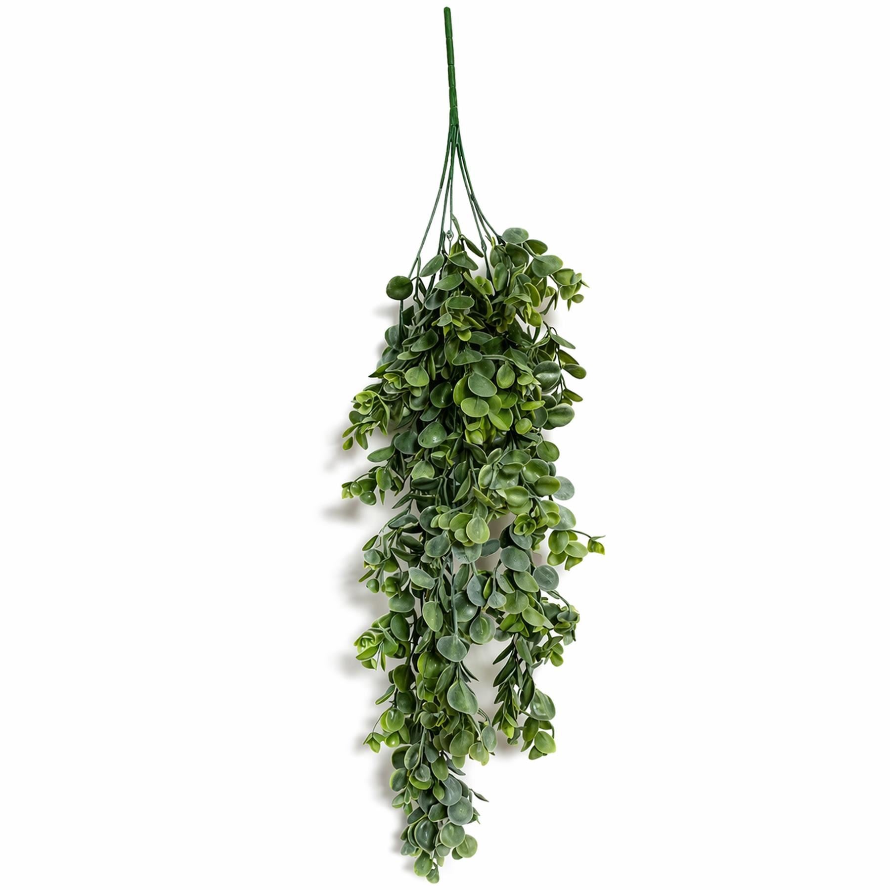 75cm Artificial Trailing Round Botanik Hanging Foliage Plant - Bright Lime Green - Premium Quality