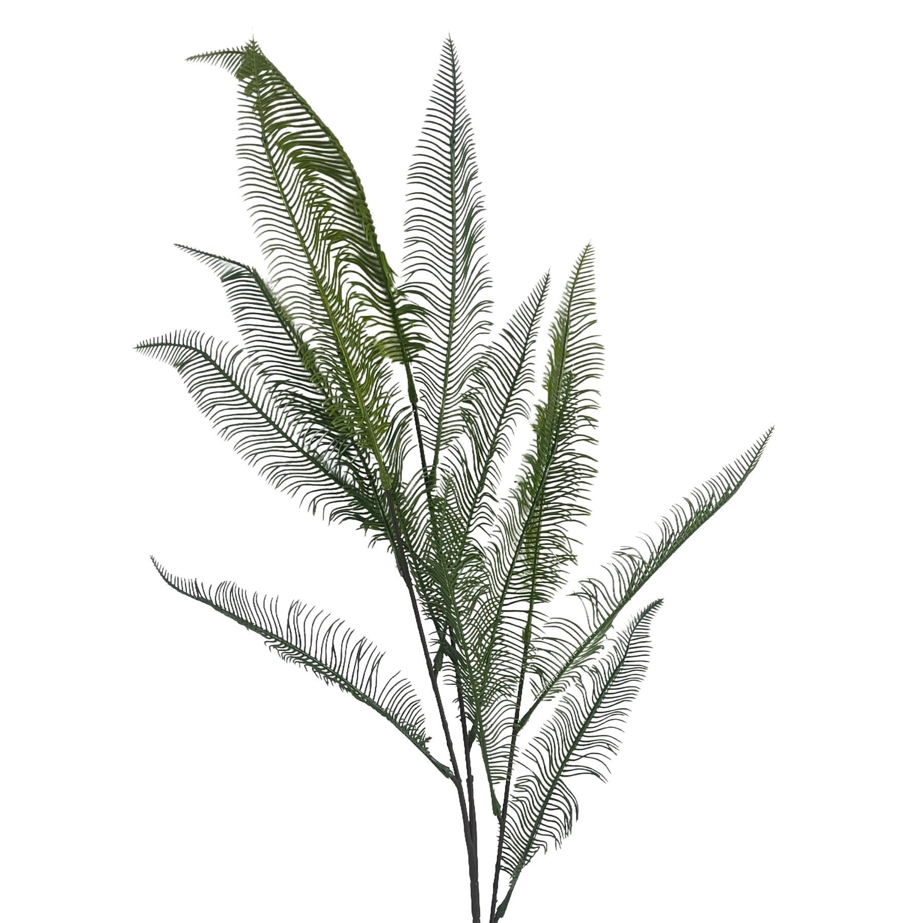 Pack of 6 x 100cm Artificial Fern Spray - Premium Quality