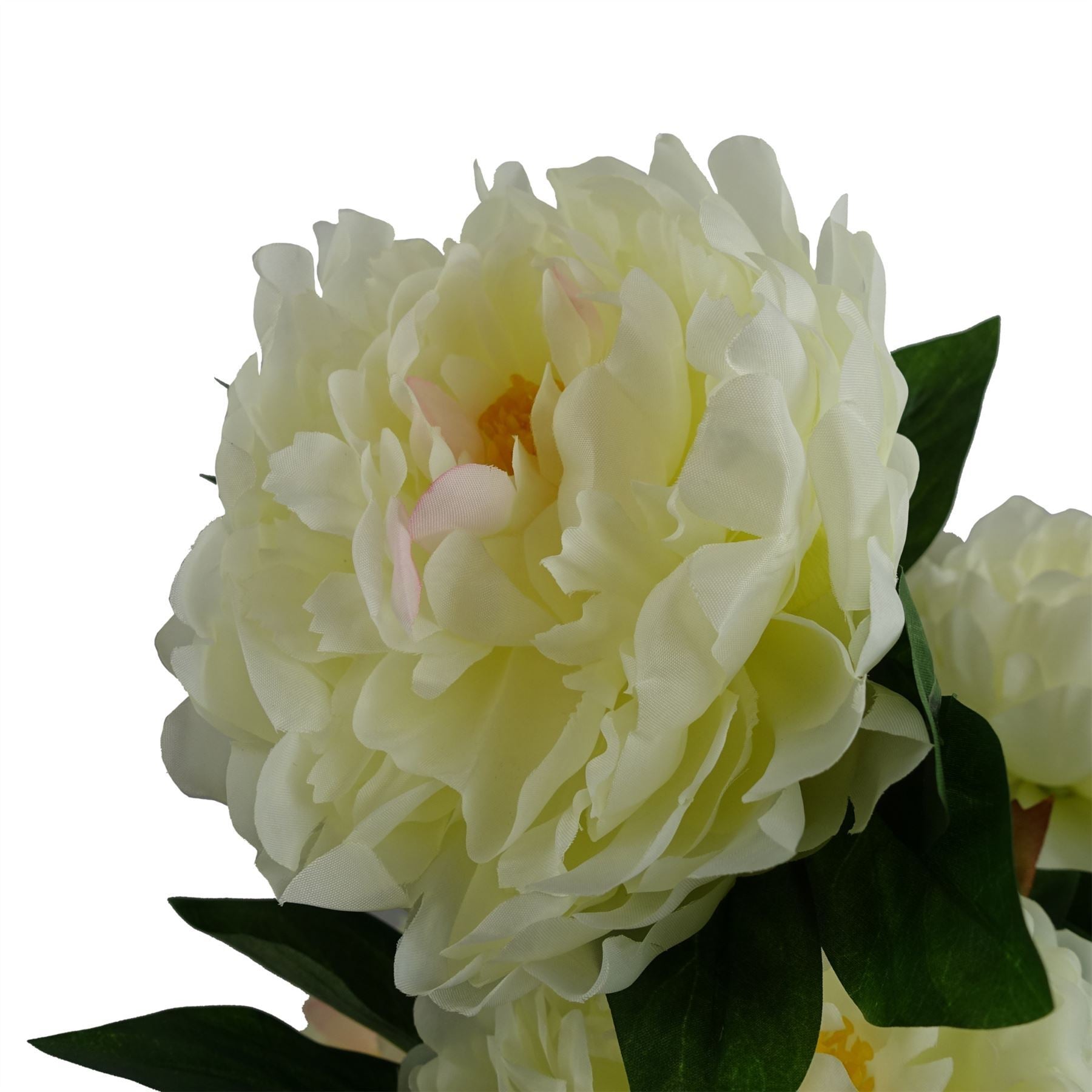55cm Artificial White Peony Plant - Premium Quality