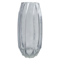 85cm Geometric Glass Vase Pink Peony and Berry Artificial Flowers - Premium Quality