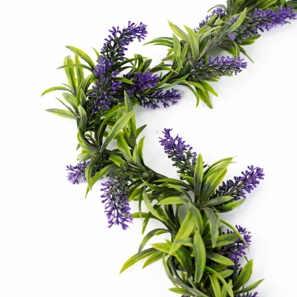 140cm Artificial Lavender Greenery Garland Hanging Decoration - Premium Quality
