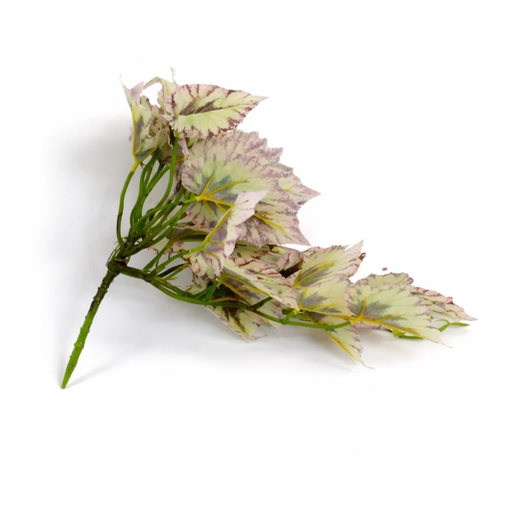 30cm Artificial Trailing Cream and Pink Caladium - Premium Quality