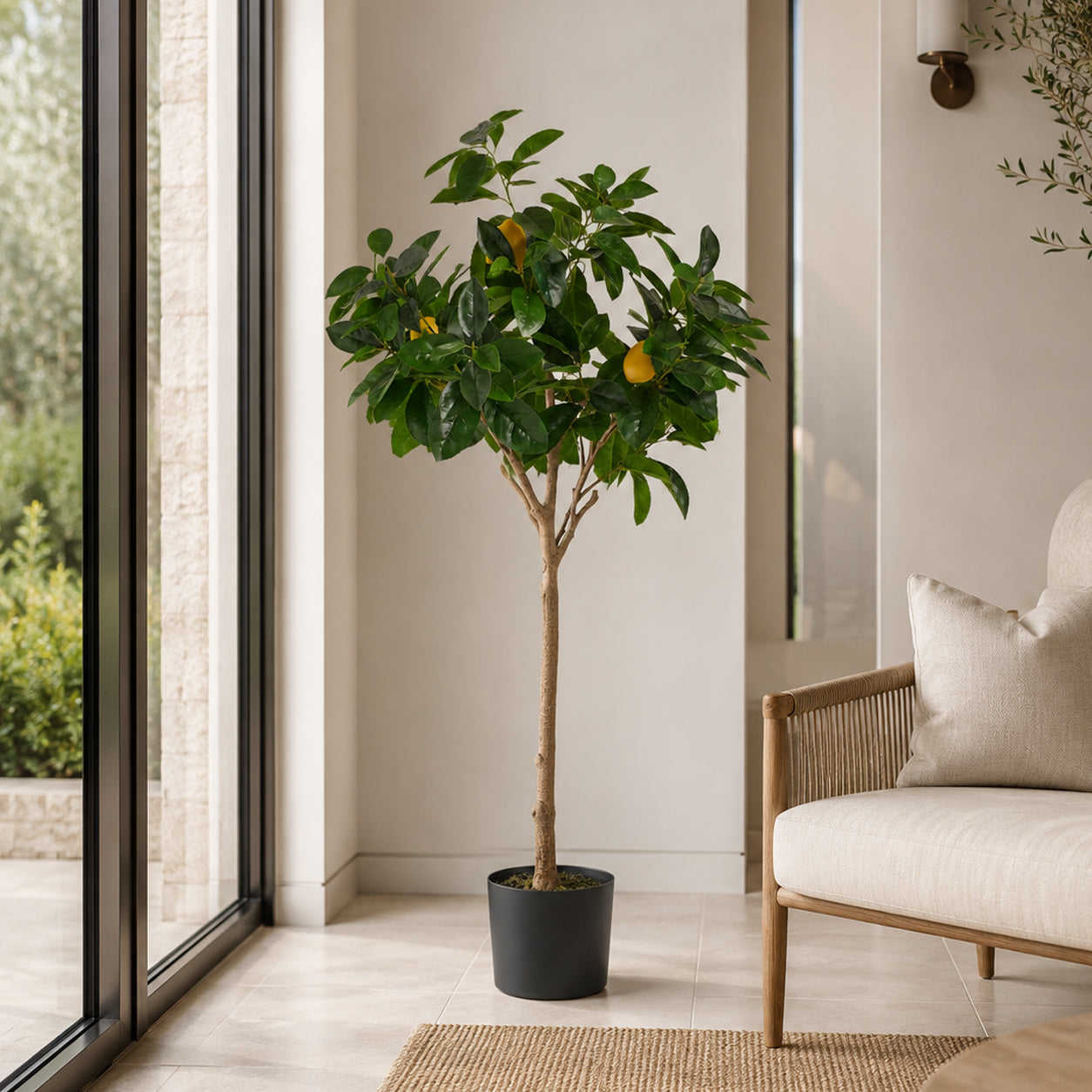 120cm Premium Artificial Lemon Tree