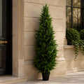 Artificial UV Resistant Outdoor 150cm Cypress Cedar Topiary Tree - Premium Quality