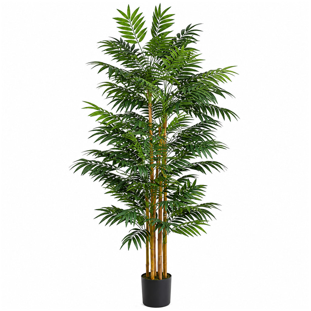 210cm Artificial Fire Retardant Phoenix Palm Tree Natural Trunk - Premium Quality