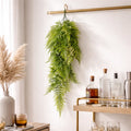 80cm Artificial Trailing Fern Plant Hanging Faux Greenery - Premium Quality