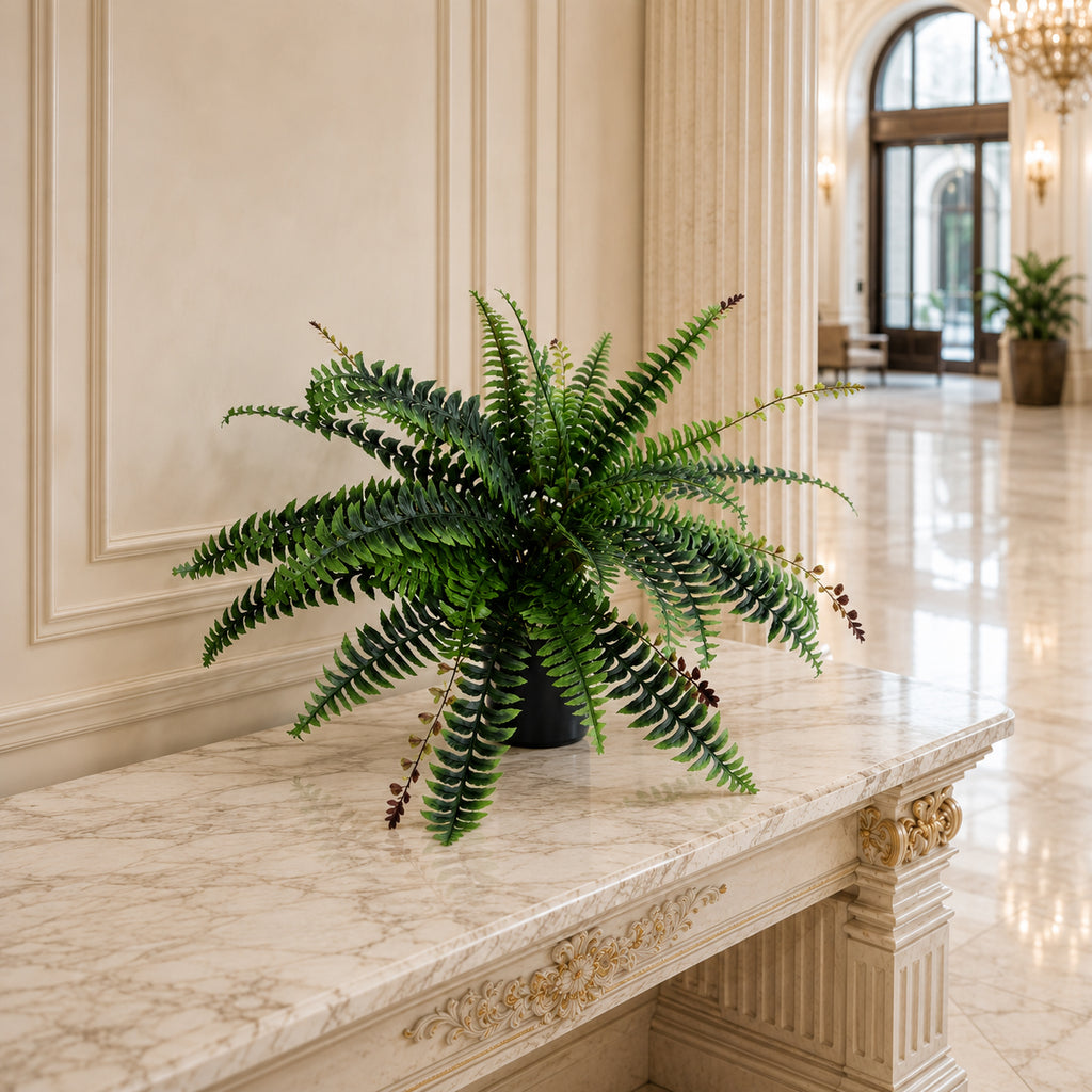 Artificial Boston Fern Plant 60cm Boston Fern