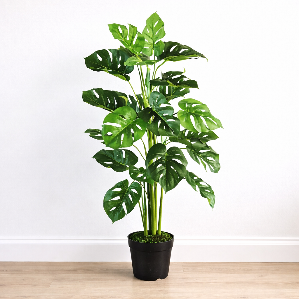100cm Leaf realistic Artificial Monstera Cheese Plant