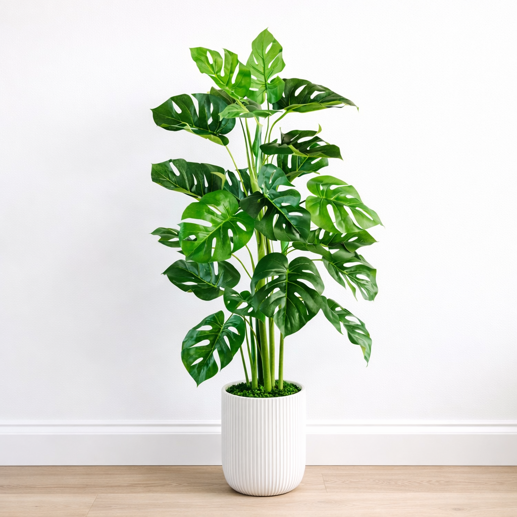100cm Leaf realistic Artificial Monstera Cheese Plant