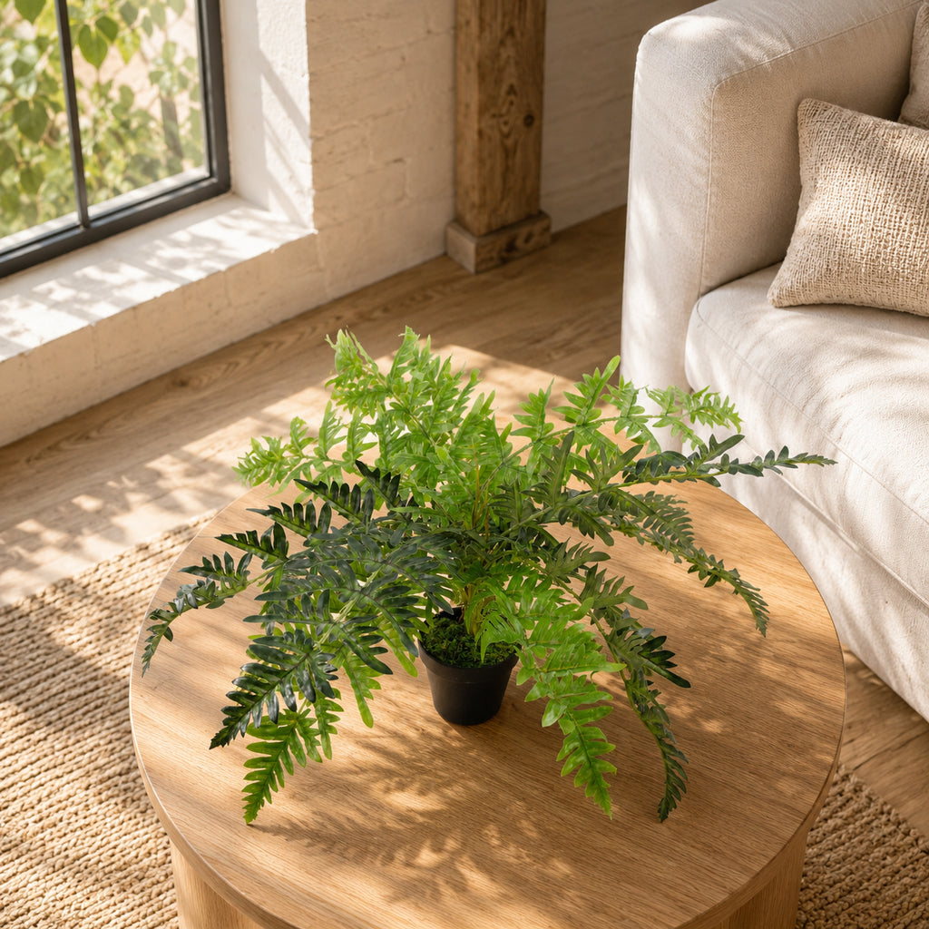 50cm Luxury Artificial Evergreen Fern Plant