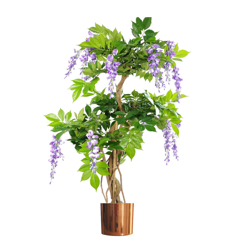 Metal Planter Plant Pot with Polished Copper Finish 20 x 18cm