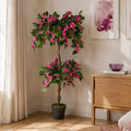 140cm EXTRA LARGE Artificial Flowering Rhododendron Bush Tree