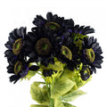 Pack of 6 x 88cm Purple Artificial Sunflower - 18 heads - Premium Quality