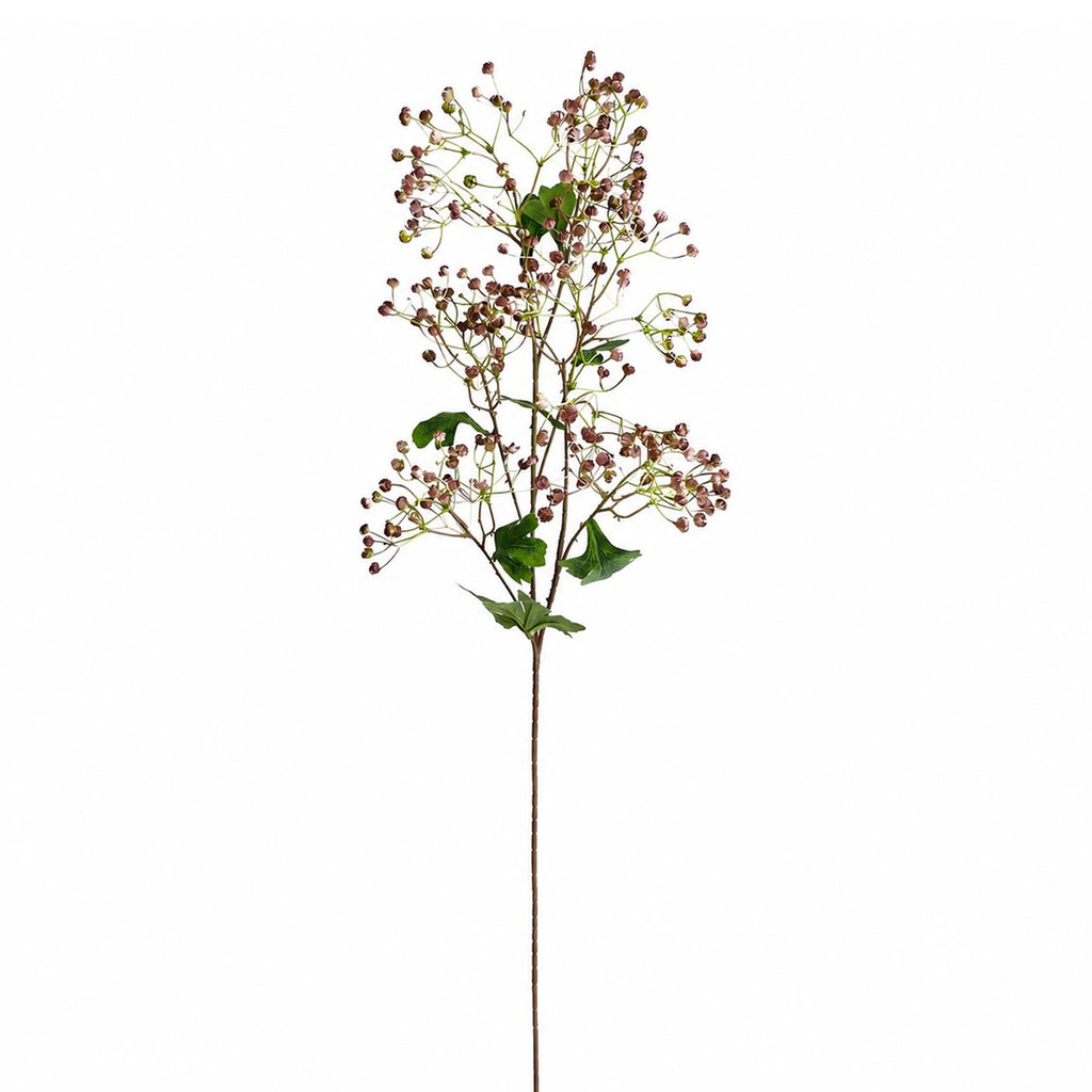 Faux Daphne Berry Sprays, 86cm Branching Stems - Set of 6